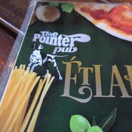 Pointer Pub - Margit körút Budapest - Étlap/itallap