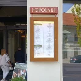 Popolare Budapest - Étlap/itallap