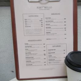 Portobello Coffee, Brunch & Wine Budapest - Étlap/itallap