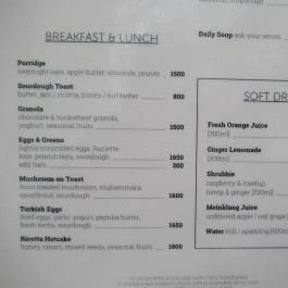 Portobello Coffee, Brunch & Wine Budapest - Étlap/itallap