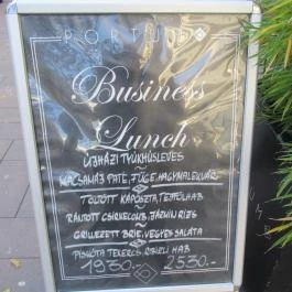 Portum Étterem Budapest - Étlap/itallap