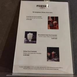 Posner Bistro & Bar Budapest - Étlap/itallap