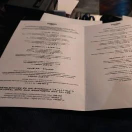 Posner Bistro & Bar Budapest - Étlap/itallap