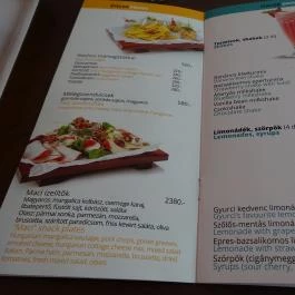 Premier Kultcafé Budapest - Étlap/itallap