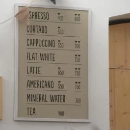 Printa Budapest - Étlap/itallap