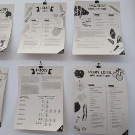 Printa Budapest - Étlap/itallap