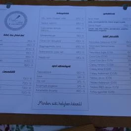 PupiCake & Sandwich Budapest - Étlap/itallap