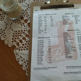 Puritán Kávéház Tata - Étlap/itallap