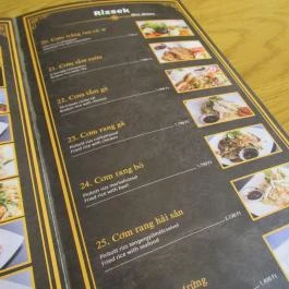 Quán Nón Luxury Budapest - Étlap/itallap