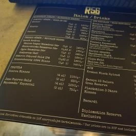 R56 Söröző Budapest - Étlap/itallap