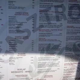 Rádpuszta Csárda & Szabadidő Centrum Balatonlelle - Étlap/itallap