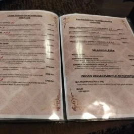 Rajdhani Indiai Étterem Budapest - Étlap/itallap