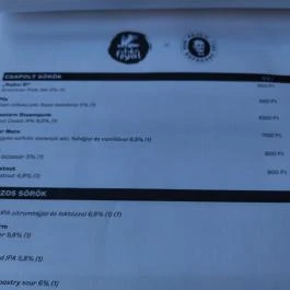 Rajkai Espresso Budapest - Étlap/itallap