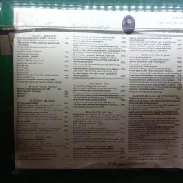 Rákóczi Étterem & Taverna Budapest - Étlap/itallap