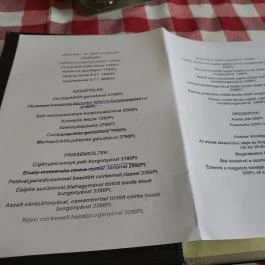 Rákóczi Étterem & Taverna Budapest - Étlap/itallap