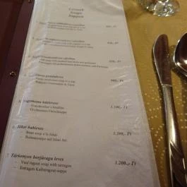 Rákóczi Pince Étterem, Miskolc - Étlap/itallap