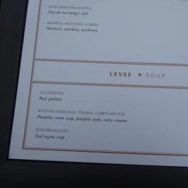 Ramazuri Bistronomy Budapest - Étlap/itallap