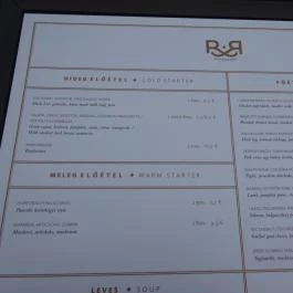 Ramazuri Bistronomy Budapest - Étlap/itallap