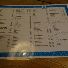 Rehab Budapest Budapest - Étlap/itallap