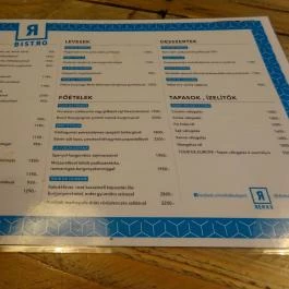 Rehab Budapest Budapest - Étlap/itallap