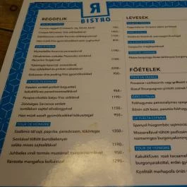 Rehab Budapest Budapest - Étlap/itallap