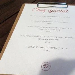 Remetekert Étterem Budapest - Étlap/itallap