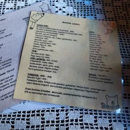 Rengeteg RomKafé - avagy Míves 3.0 Budapest - Étlap/itallap