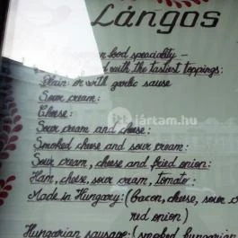 Retró Büfé Lángos-Palacsintázó - Bajcsy- Zsilinszky út, Budapest - Étlap/itallap