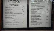Révkapu Kávéház Vác - Étlap/itallap