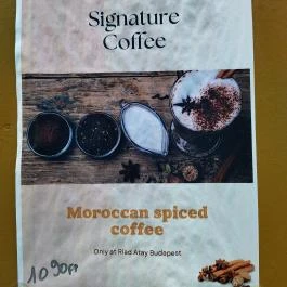 Riad Atay Moroccan Brunch Budapest - Étlap/itallap