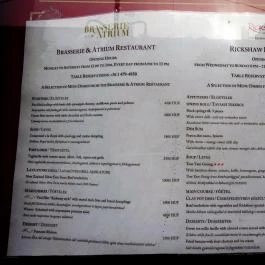 Rickshaw Étterem, Budapest - Étlap/itallap