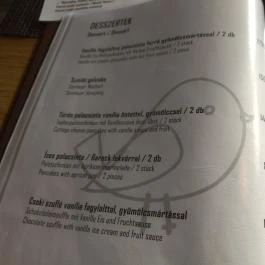 Kicsi Rigó Étterem & Pizzéria Zalakaros - Étlap/itallap