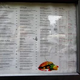 Riso Ristorante & Terrace Budapest - Étlap/itallap