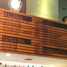 Rizmajer Downtown Budapest - Étlap/itallap