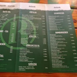 Rizmajer Sörház - Móricz Zsigmond körtér Budapest - Étlap/itallap