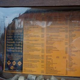 Robinson Music Pub Étterem Zalaegerszeg - Étlap/itallap