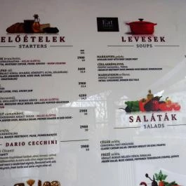 Robinson Restaurant Budapest - Étlap/itallap