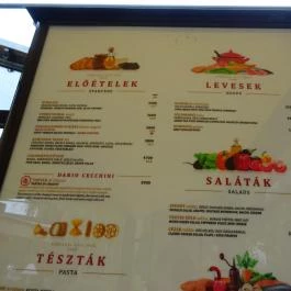 Robinson Restaurant Budapest - Étlap/itallap