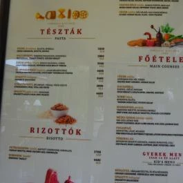 Robinson Restaurant Budapest - Étlap/itallap