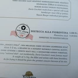 Robinson Restaurant Budapest - Étlap/itallap