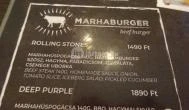 Rock Burger Bar Budapest - Étlap/itallap