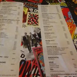 Rock Burger Bar Budapest - Étlap/itallap