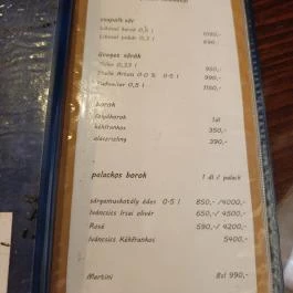 Rockline Pub , Sopron - Étlap/itallap