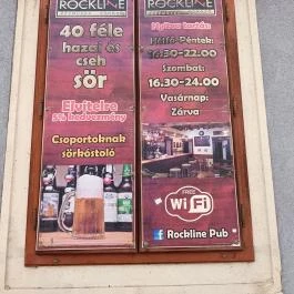 Rockline Pub , Sopron - Étlap/itallap