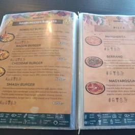 Rombusz Terasz Budapest - Étlap/itallap