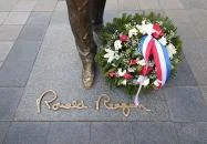 Ronald Reagan szobra Budapest