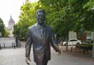 Ronald Reagan szobra Budapest
