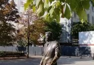 Ronald Reagan szobra Budapest