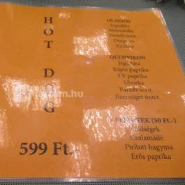 Roni Hami Budapest - Étlap/itallap