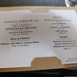 Ropogós Bistro & Garden Budapest - Étlap/itallap